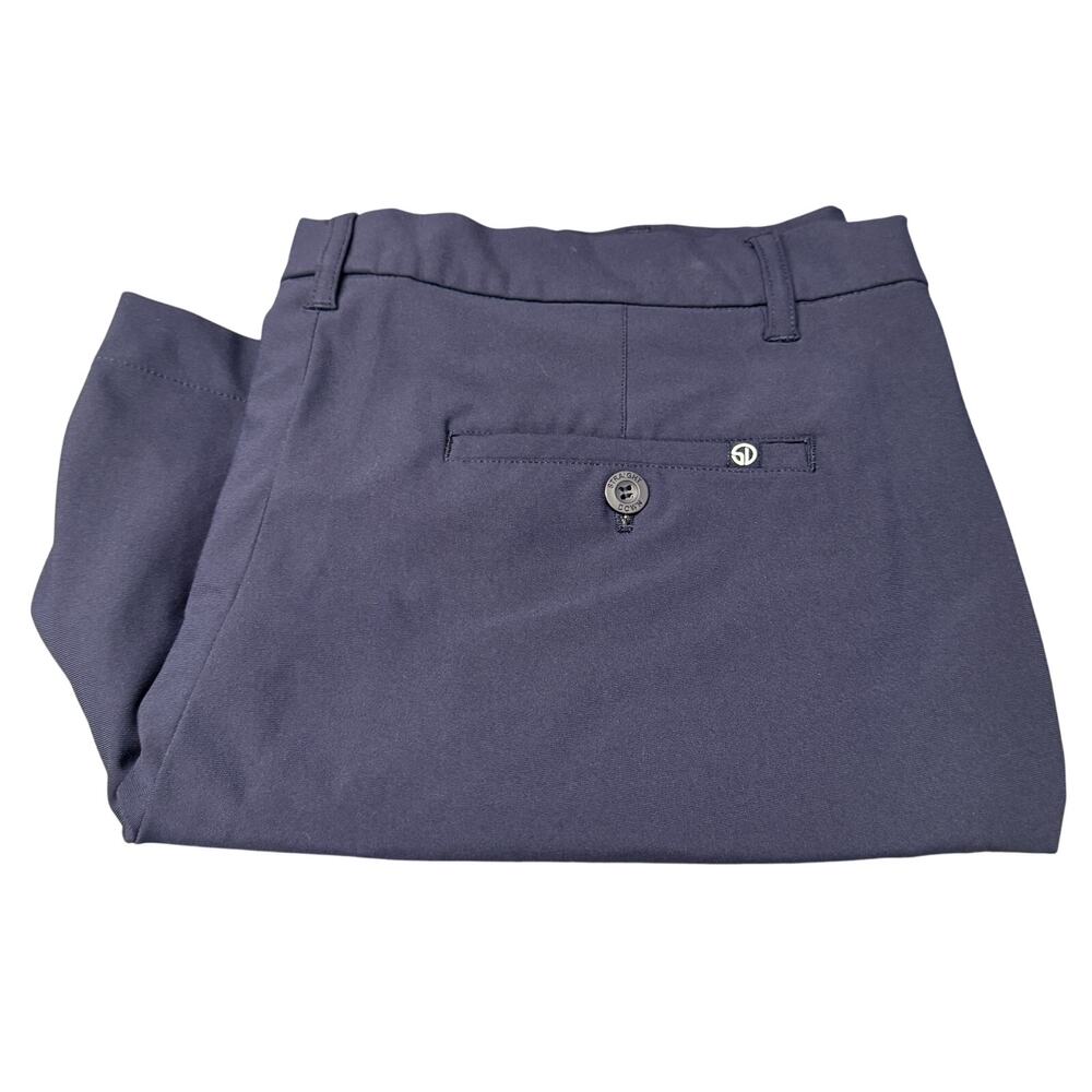 Straight Down Golf Shorts‎ Mens 38 (39x6.5 ACTUAL) Navy Blue Coastal Relaxed Fit